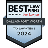Best Law Firms | Ranked by Best Lawyers | Dallas/Fort Worth | Tax Law Tier 1 | 2024